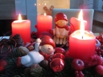 Vorschau: Adventskranz - 4. Advent - 4 Kerzen brennen